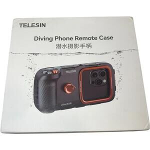 TELESIN Underwater Snorkeling Diving Phone Waterproof Case Universal - NEW